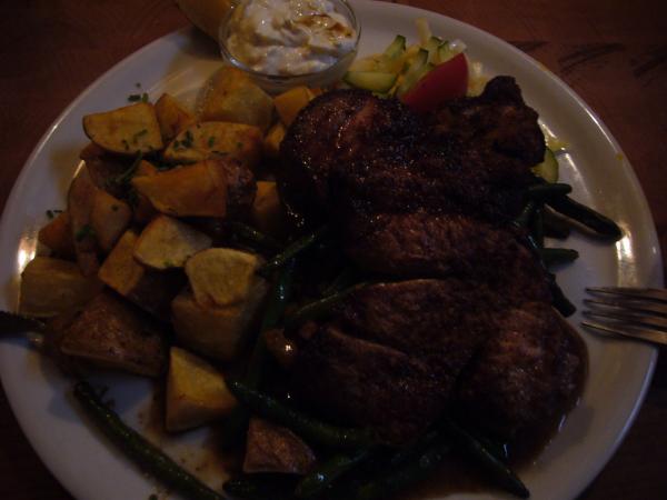 Krkovička s americkým bramborem